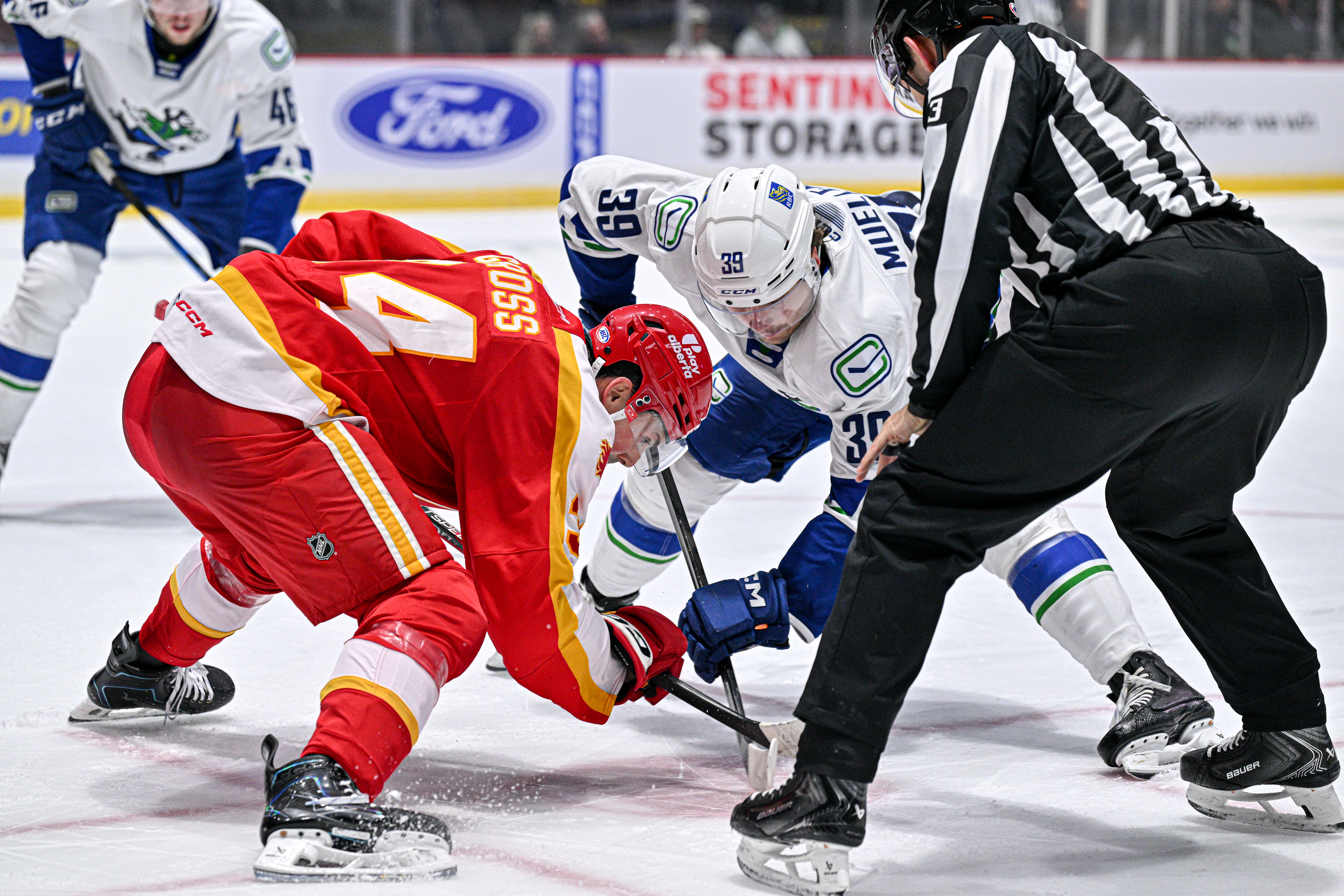 Wranglers Fall 3-1 to Canucks in Abbotsford