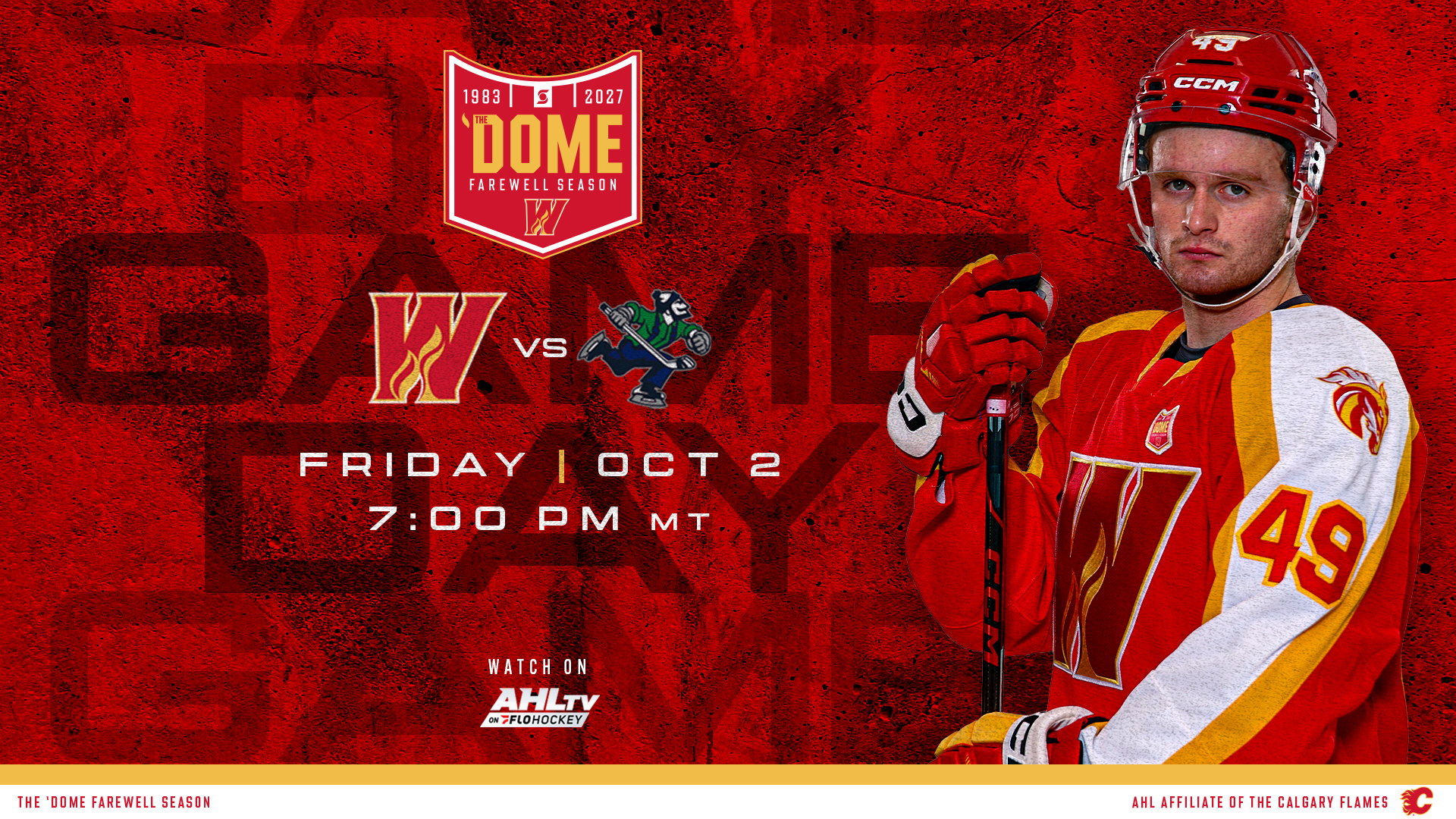 Wranglers Open Up Season Against Canucks At Home